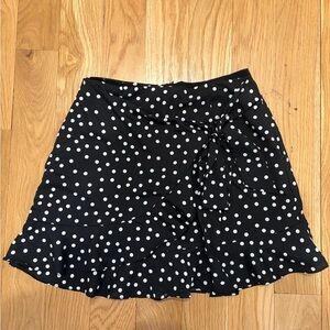 Princess Polly Black and White Polka Dot Mini Skirt